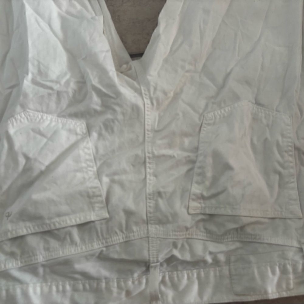 rag & bone tailored workwear bottoms white jean pants